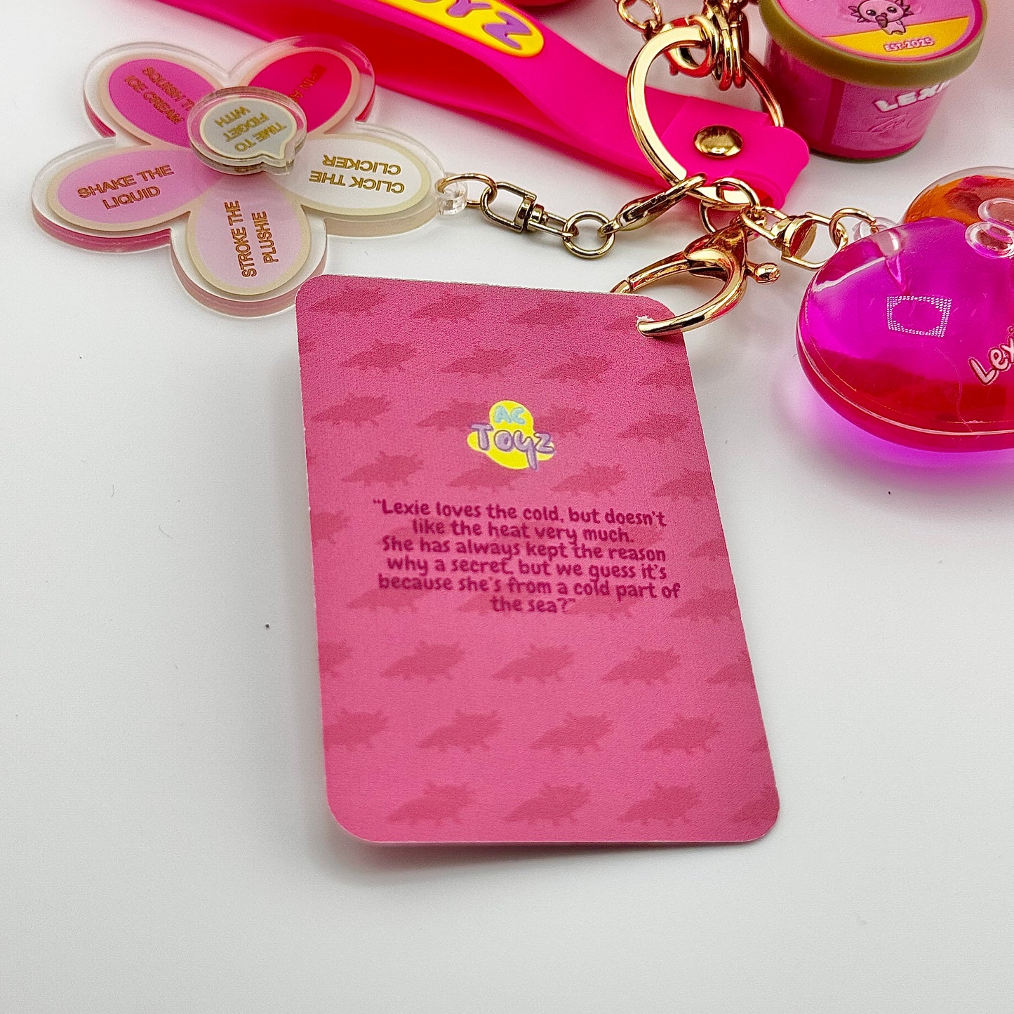 Lexie the Axolotl Comfort Keychain 🎀