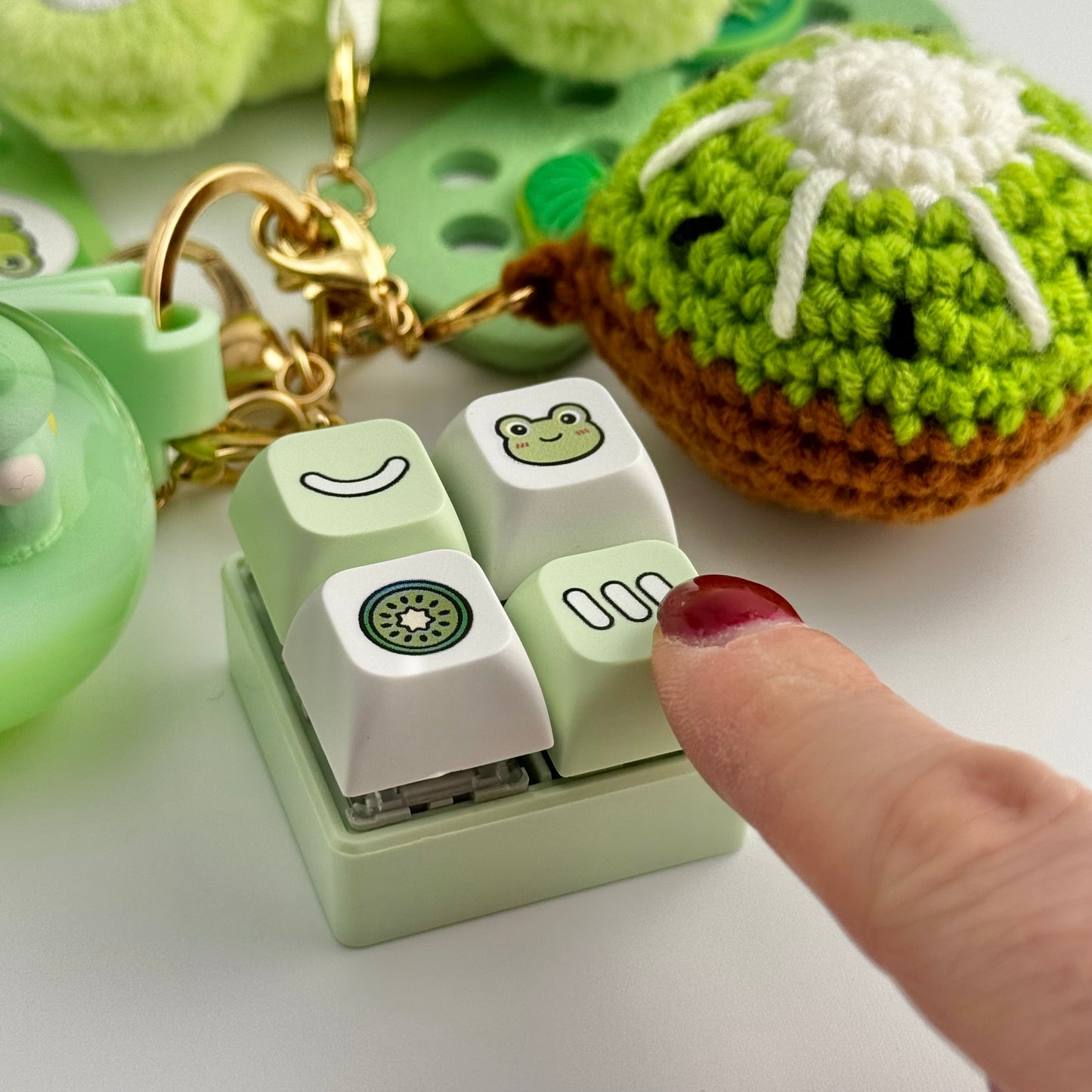 Froggy the Frog Comfort Keychain 🐸
