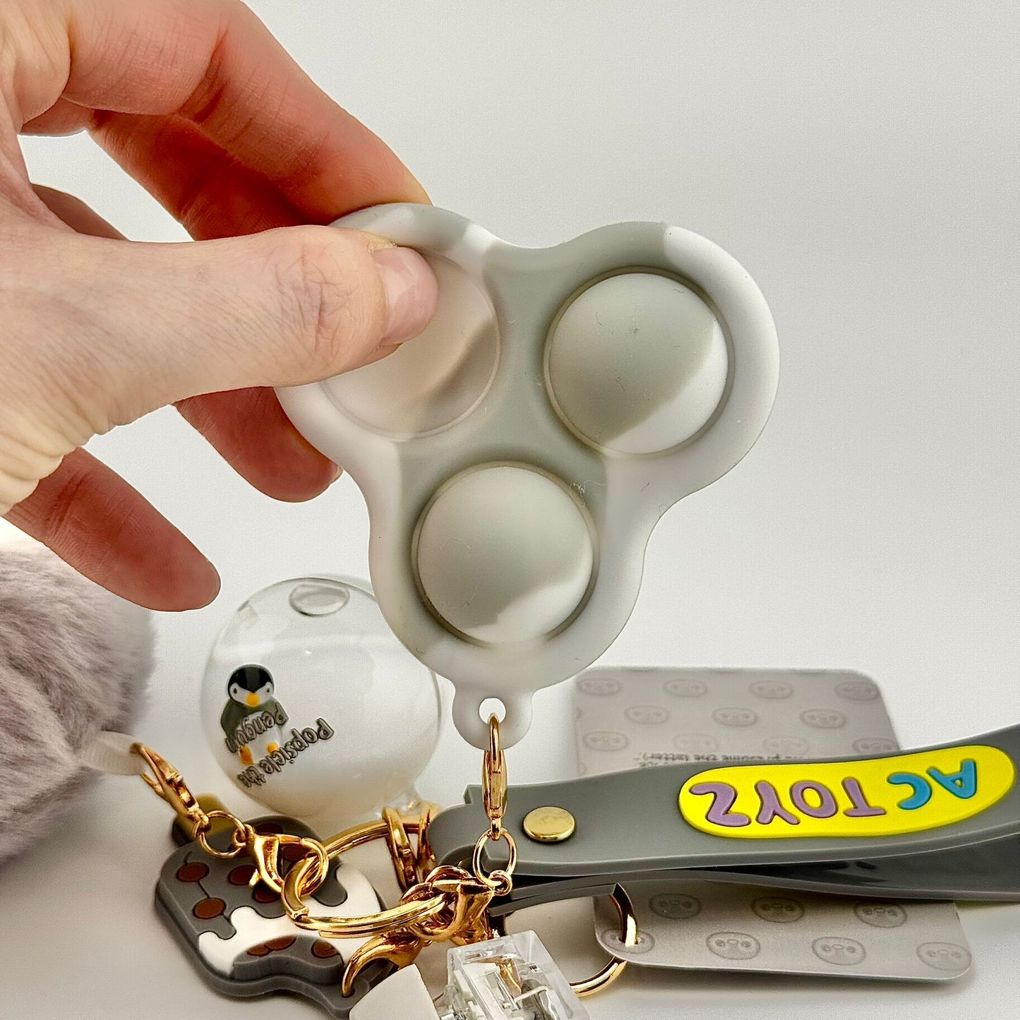 Popsicle the Penguin Comfort Keychain 🐧