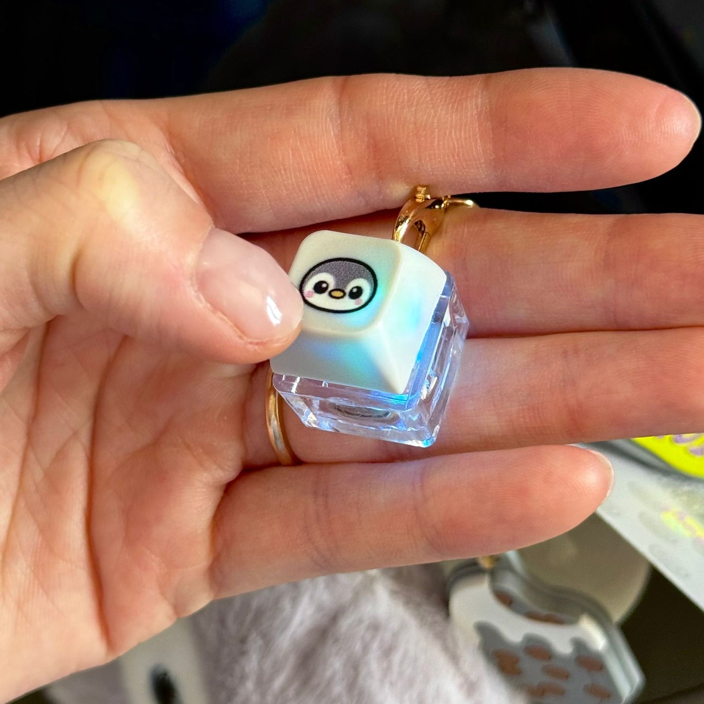 Popsicle the Penguin Comfort Keychain 🐧