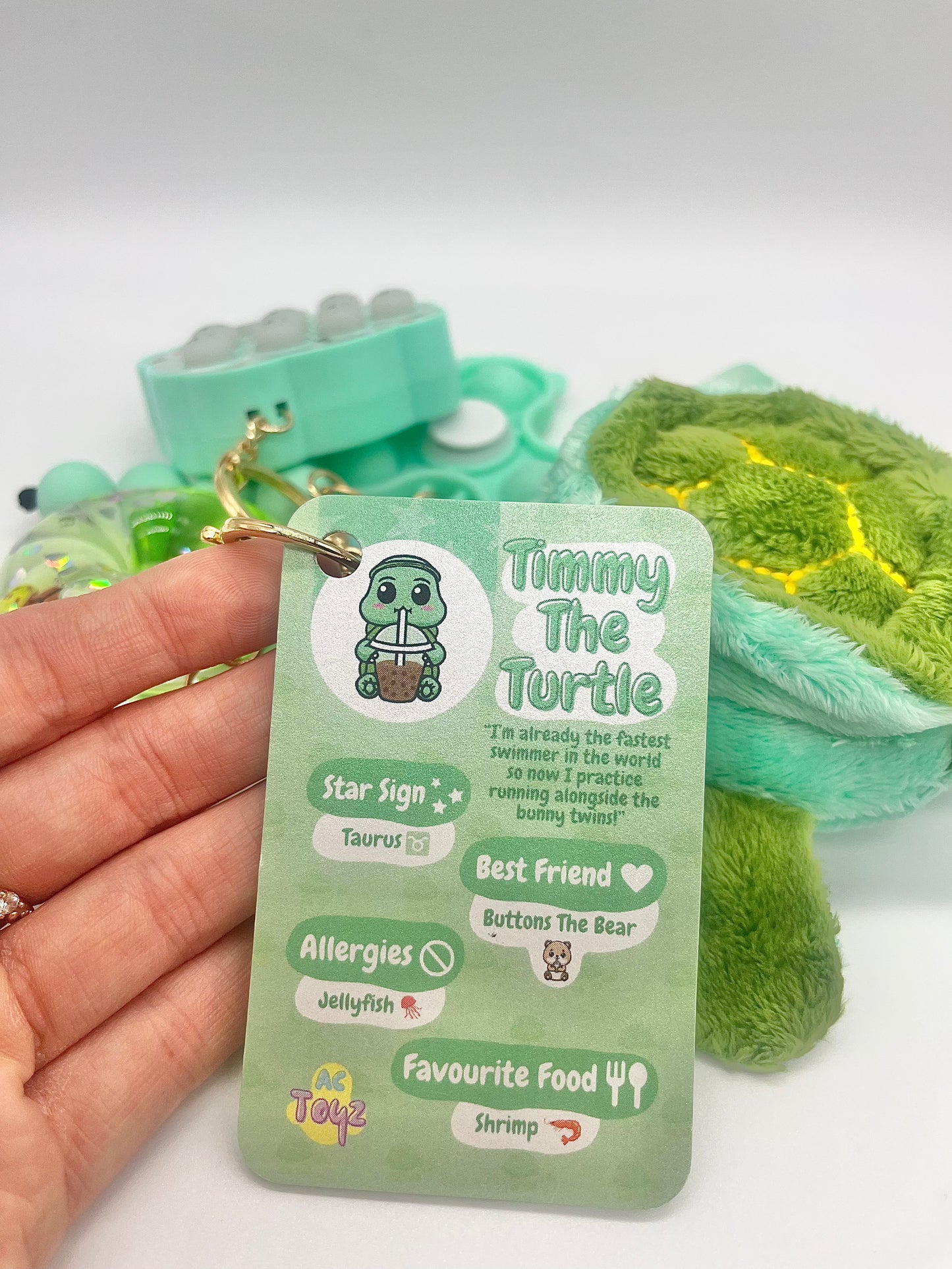 ✨BACK IN STOCK✨ Timmy The Turtle Comfort Keychain 🐢