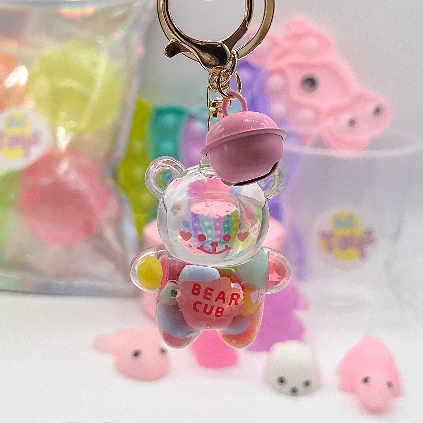 Bell Bear Sensory Keychain 🔔
