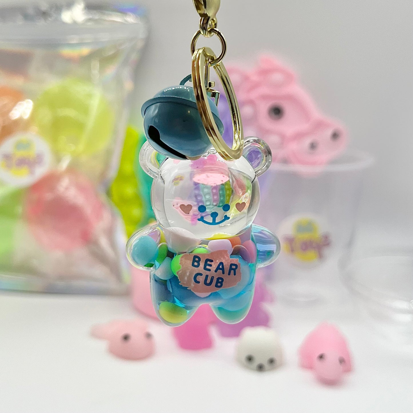 Bell Bear Sensory Keychain 🔔