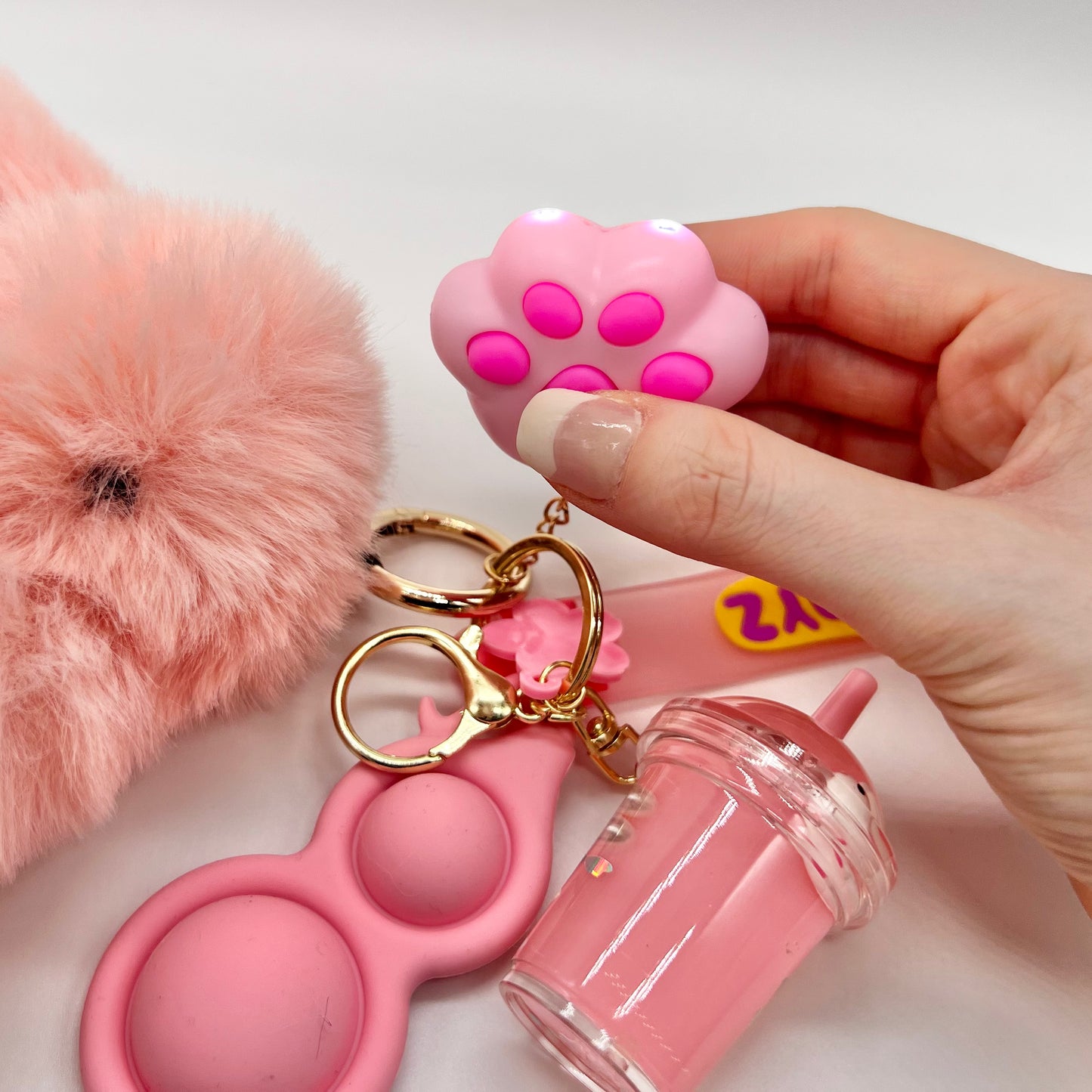 Blush the Boba Bunny Comfort Keychain®🐰