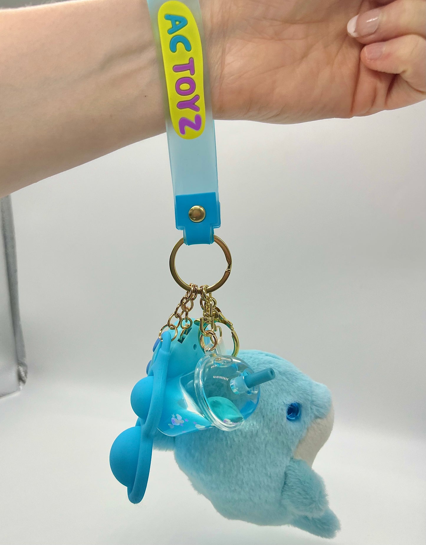 Blu the Whale Comfort Keychain® 🐳