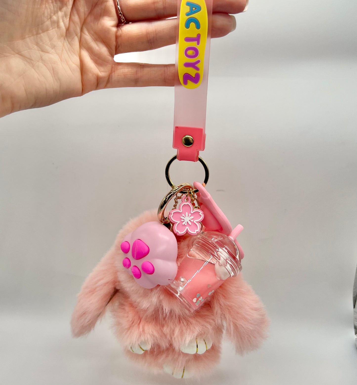 Blush the Boba Bunny Comfort Keychain®🐰