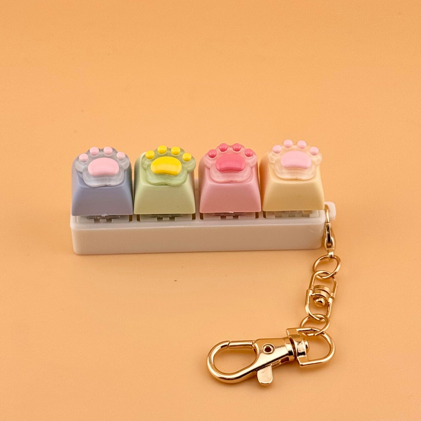 AC TOYZ Paw Pad Keychain Clicker