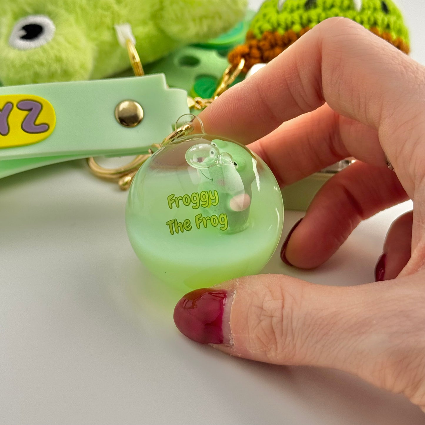 Froggy the Frog Comfort Keychain 🐸