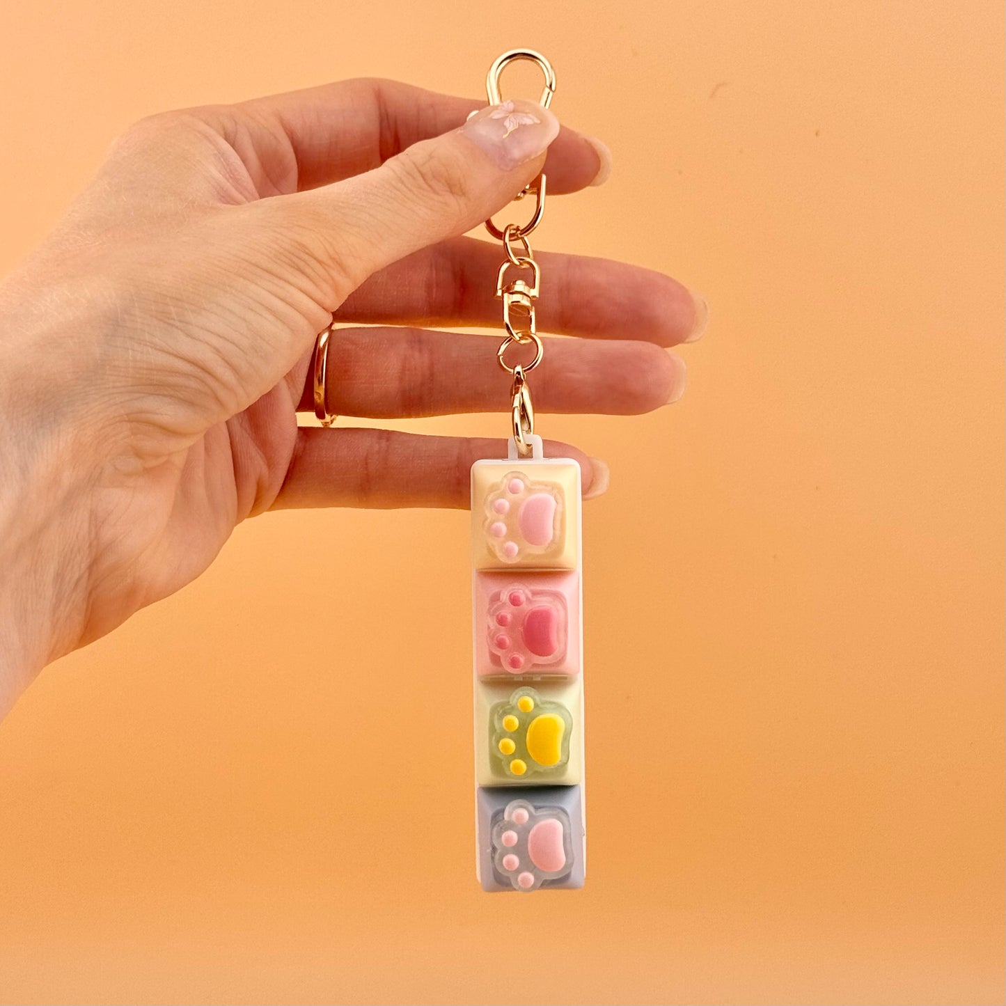 AC TOYZ Paw Pad Keychain Clicker