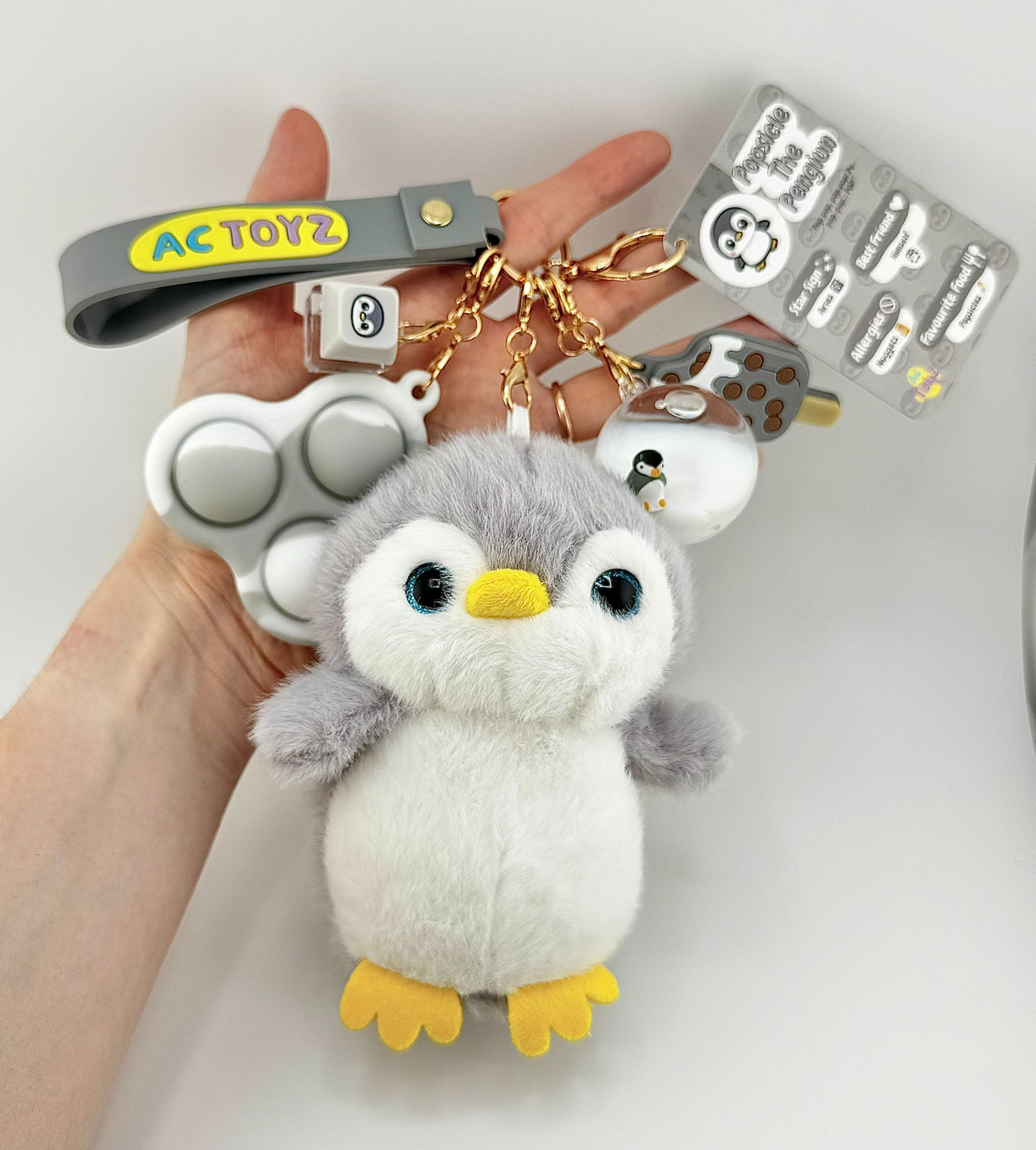 *PRE-ORDER* Popsicle the Penguin Comfort Keychain 🐧