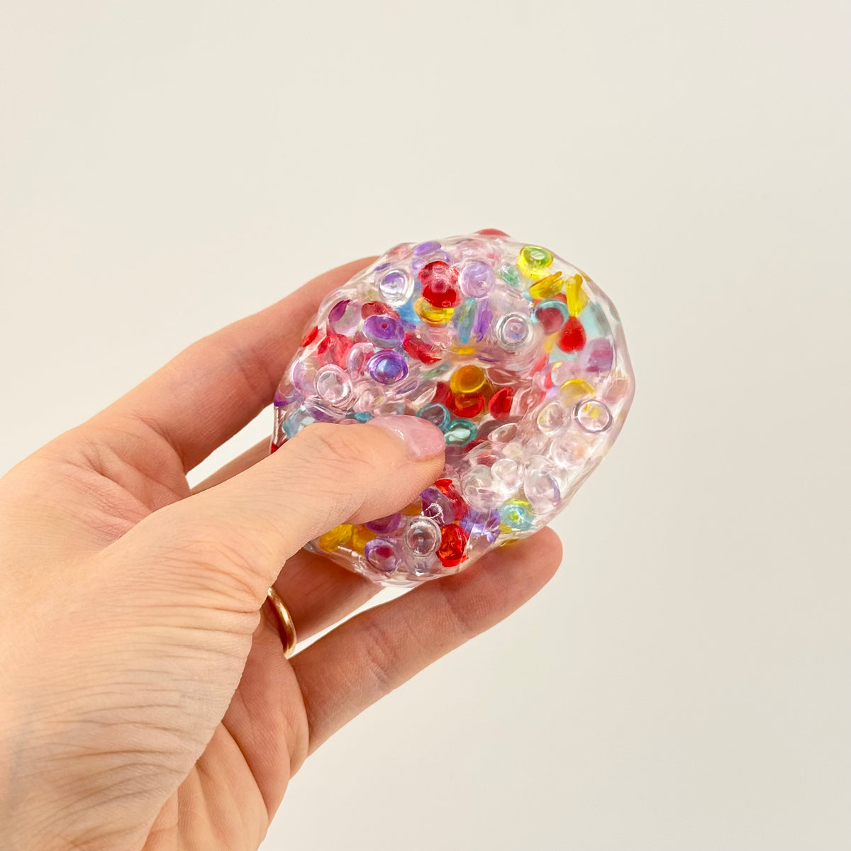 AC SQUISHABLES Multi-Coloured Bead Ball