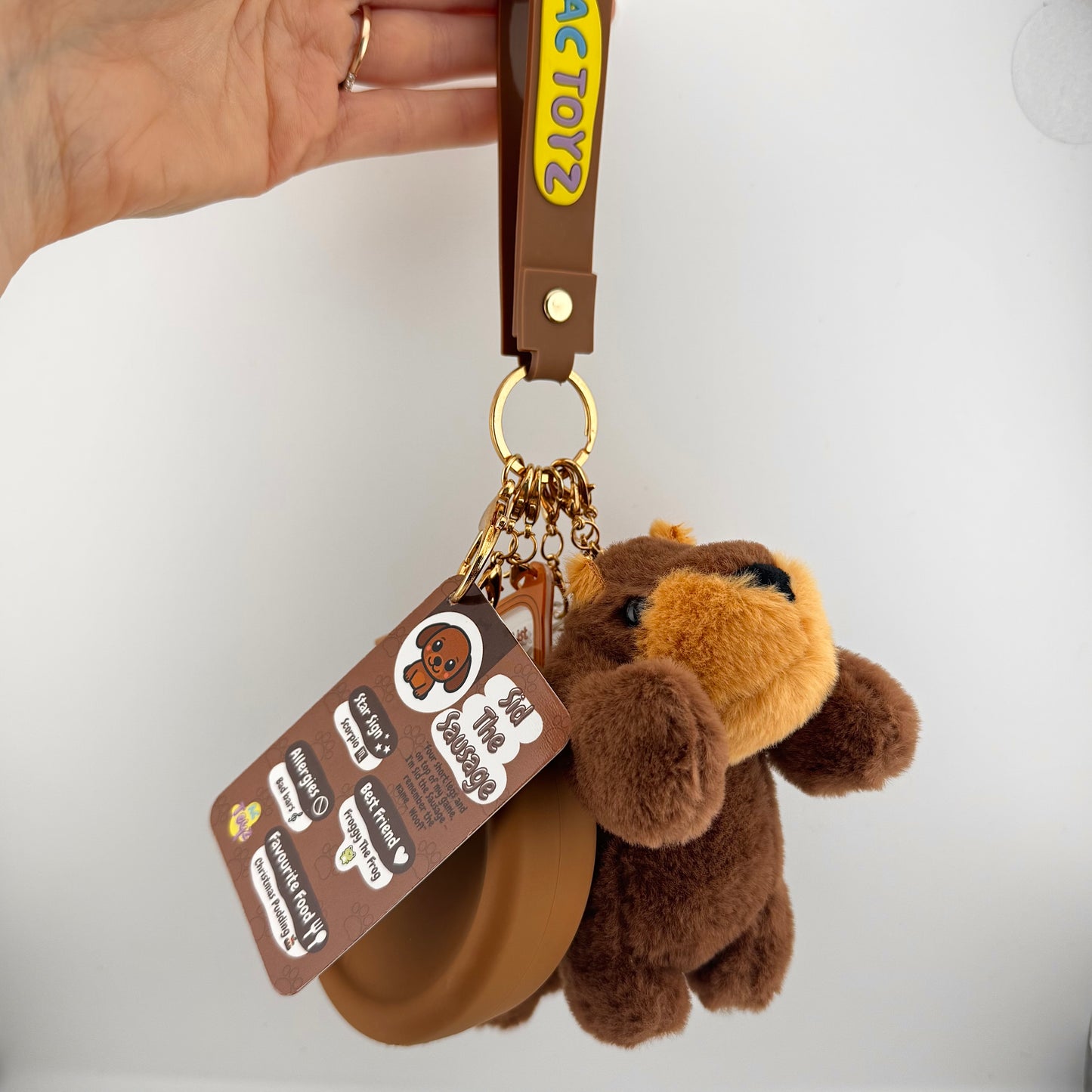 *Coming soon* Sid the Sausage Comfort Keychain 🐶