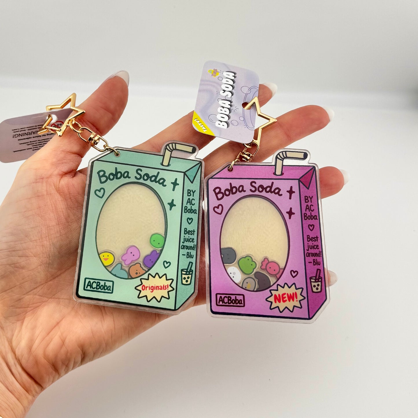 *Coming soon* Boba Soda Shaker Keychains 🧋