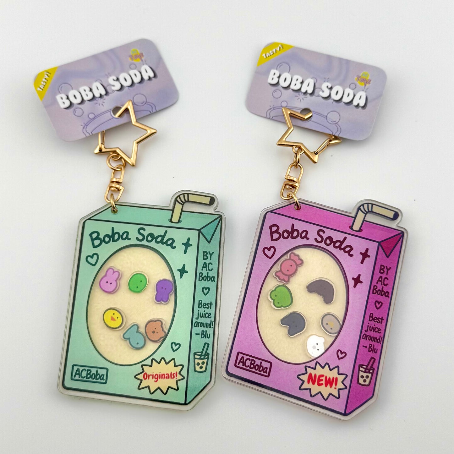 *Coming soon* Boba Soda Shaker Keychains 🧋