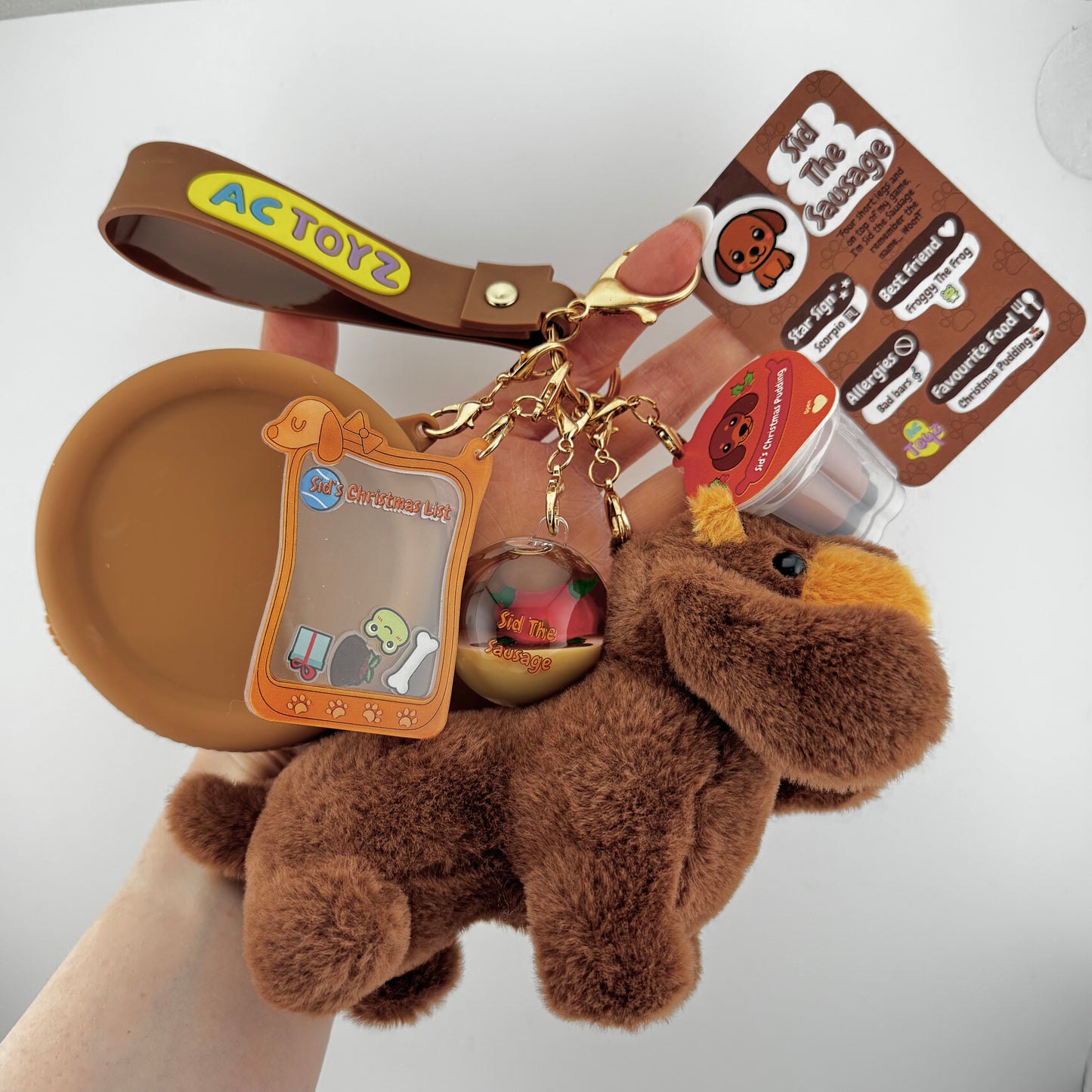 *Coming soon* Sid the Sausage Comfort Keychain 🐶