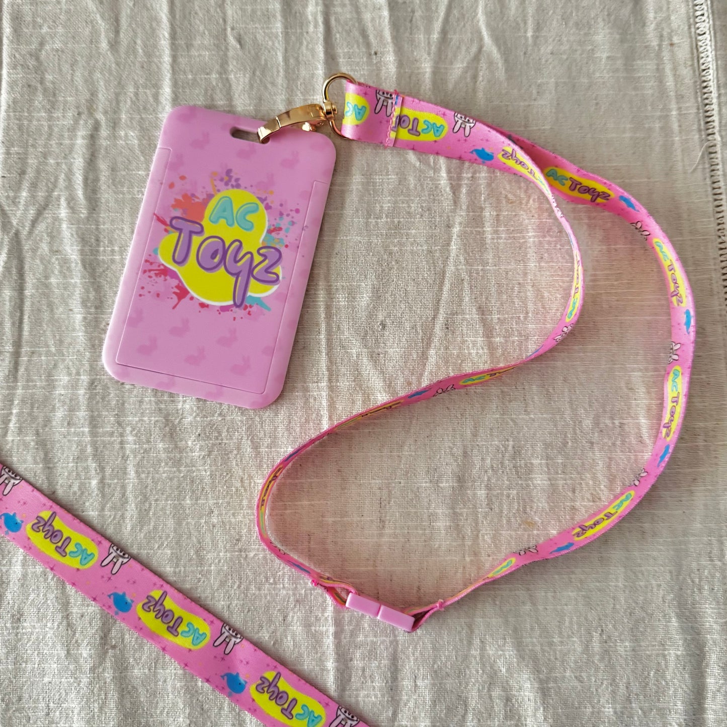AC TOYZ Pink Comfort Lanyard™