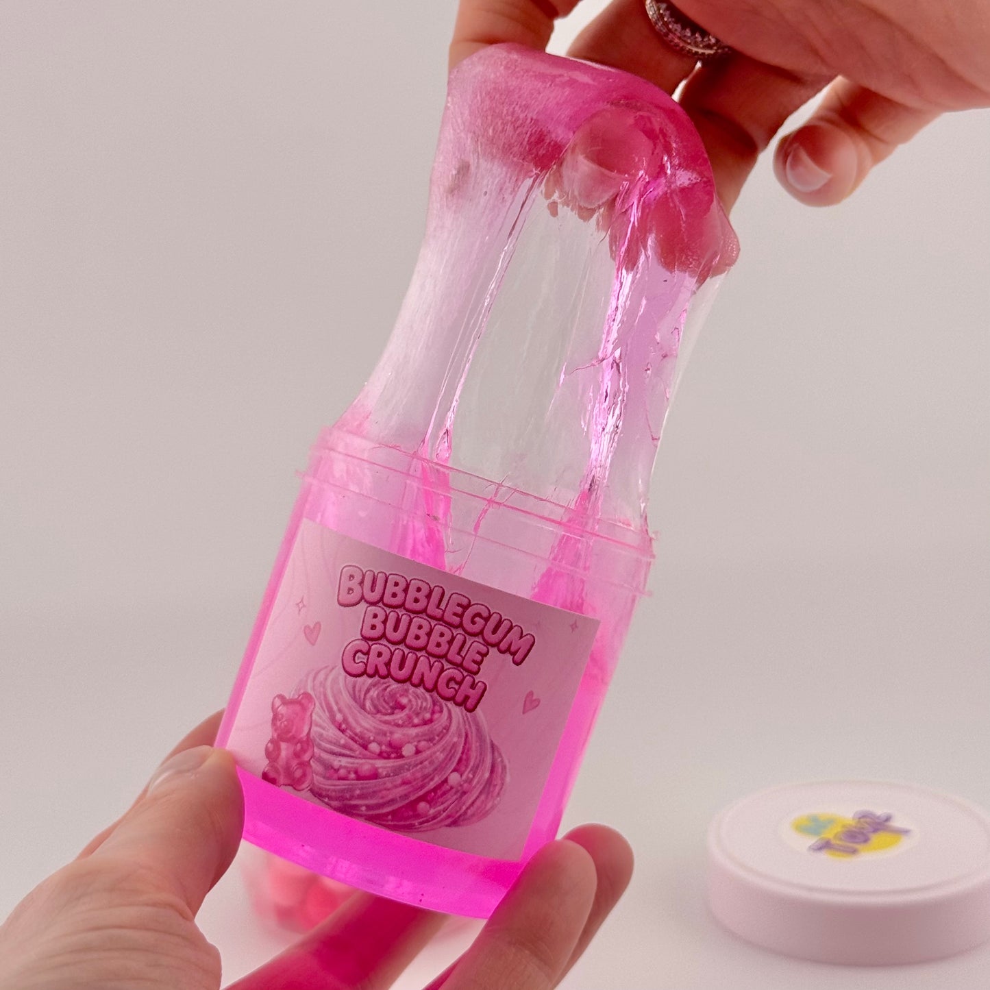 Bubblegum Bubble Crunch Slime 🎀 (Non-Messy)