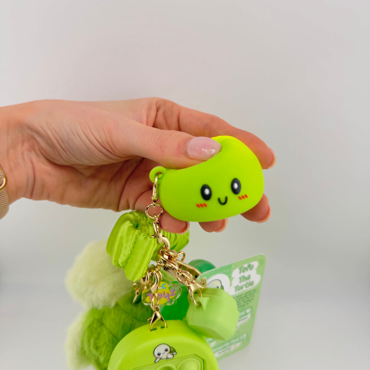 Tofu the Turtle Comfort Keychain