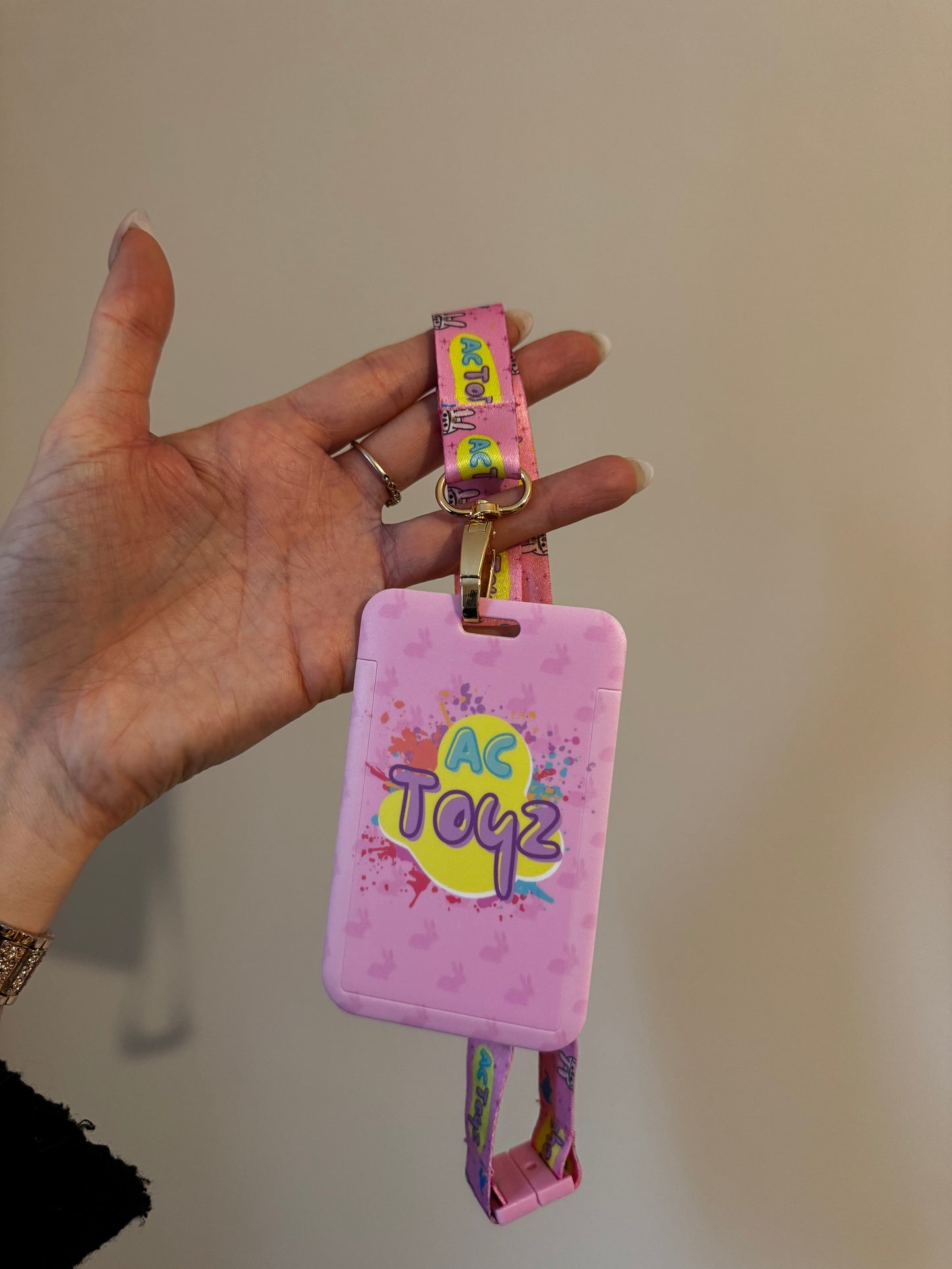 AC TOYZ Pink Comfort Lanyard™