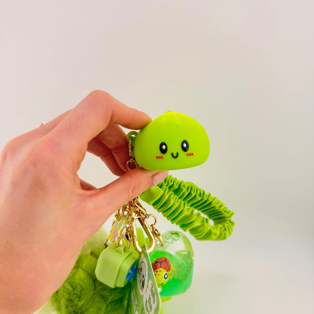 Tofu the Turtle Comfort Keychain
