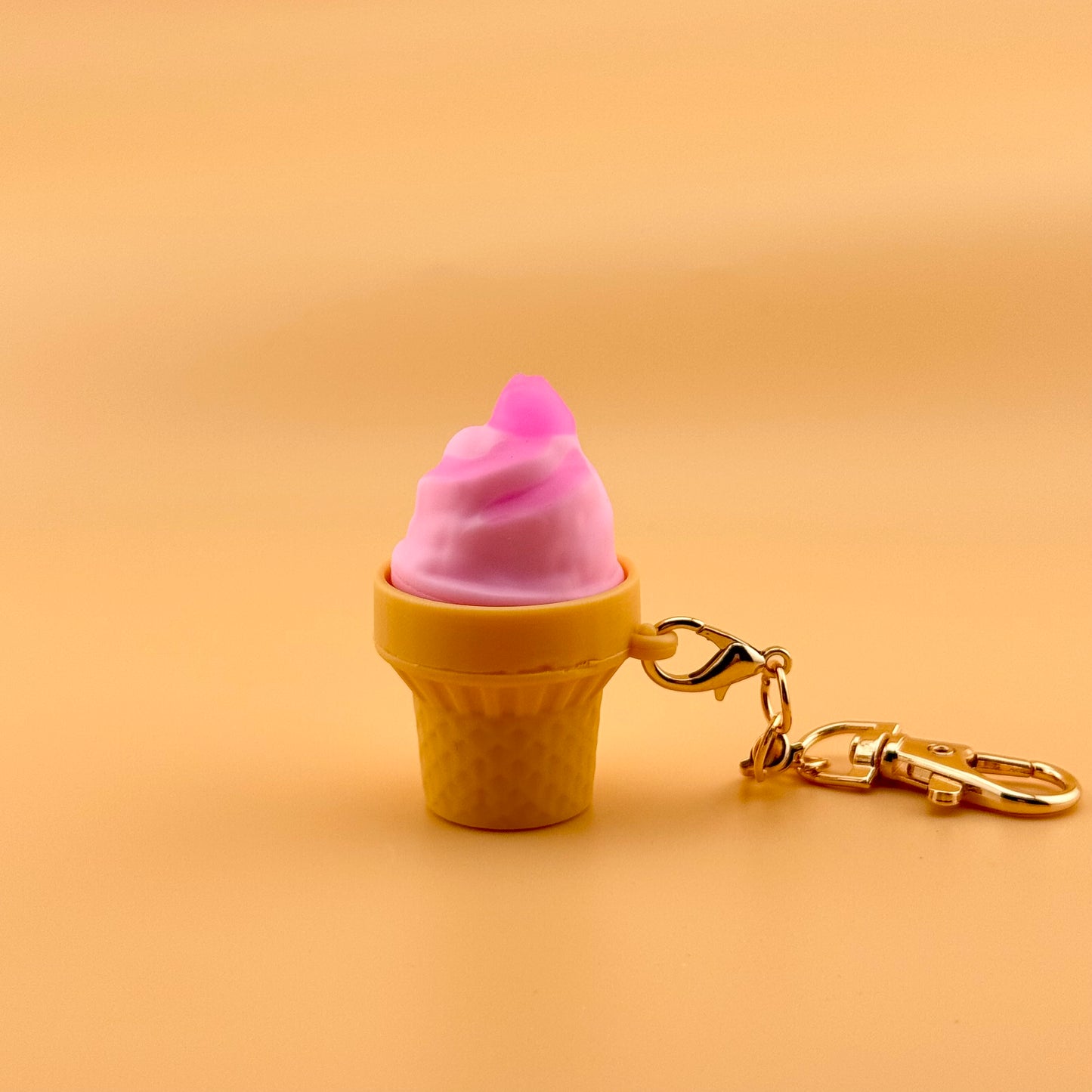 AC TOYZ Strawberry Ice Cream Keychain Clicker