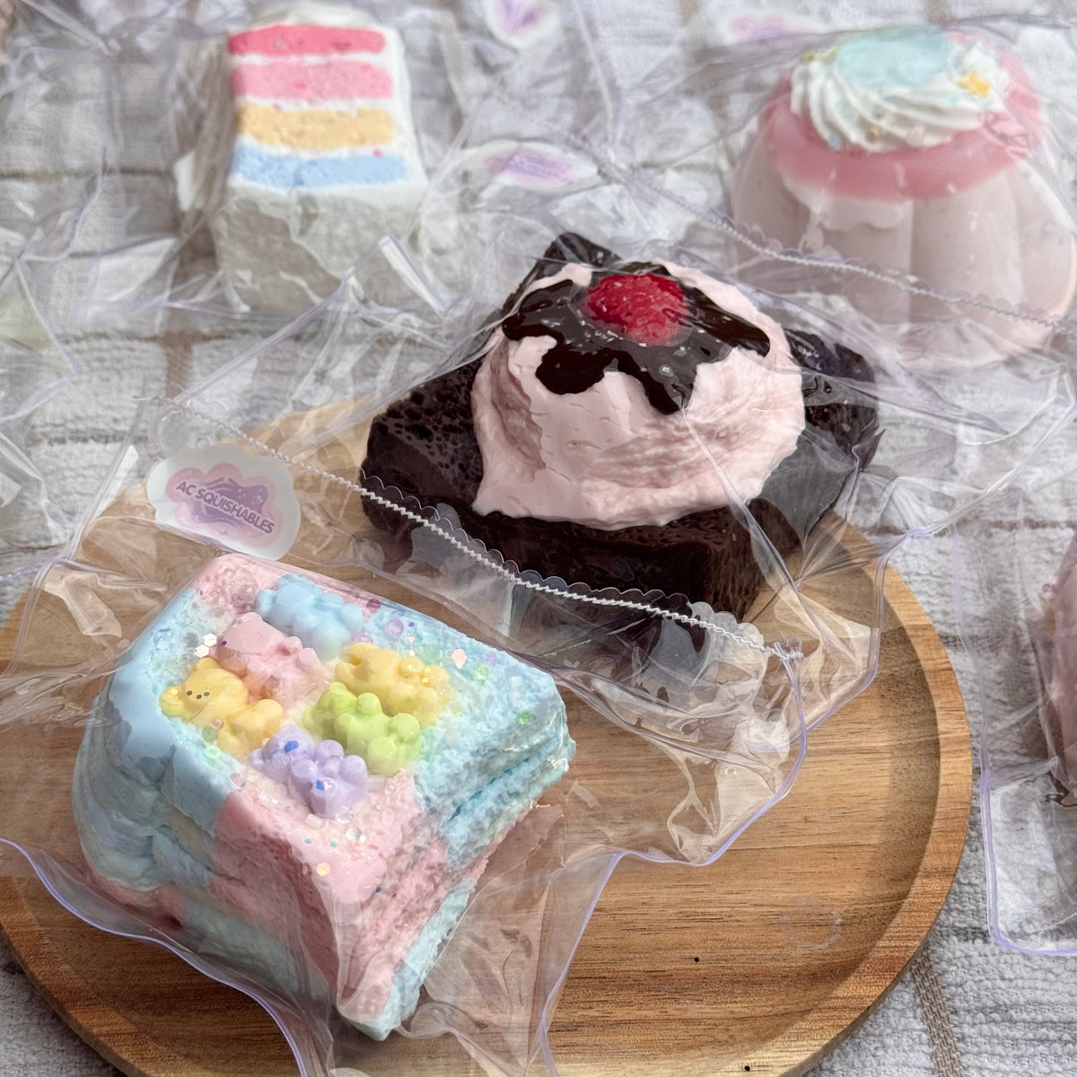 🍰 AC SQUISHABLES Giant Bakery Taba Brownie, Ice Cream & Cakes