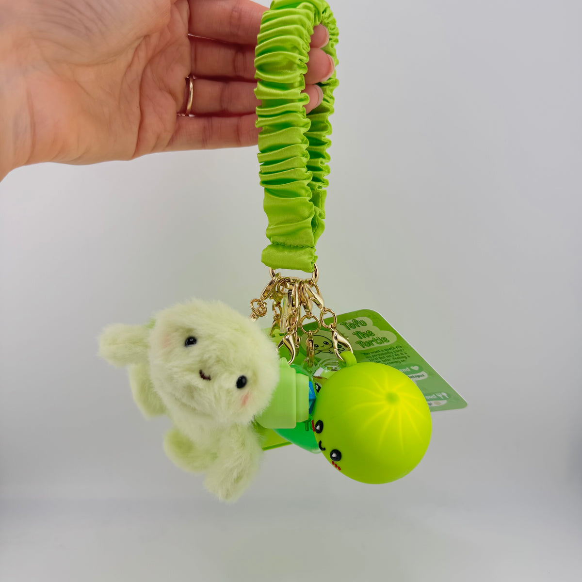 Tofu the Turtle Comfort Keychain