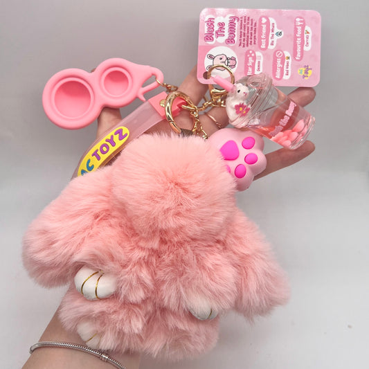 Blush the Boba Bunny Comfort Keychain®🐰