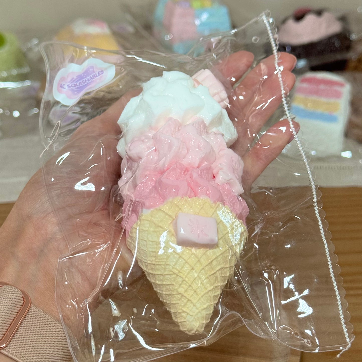 🍰 AC SQUISHABLES Giant Bakery Taba Brownie, Ice Cream & Cakes