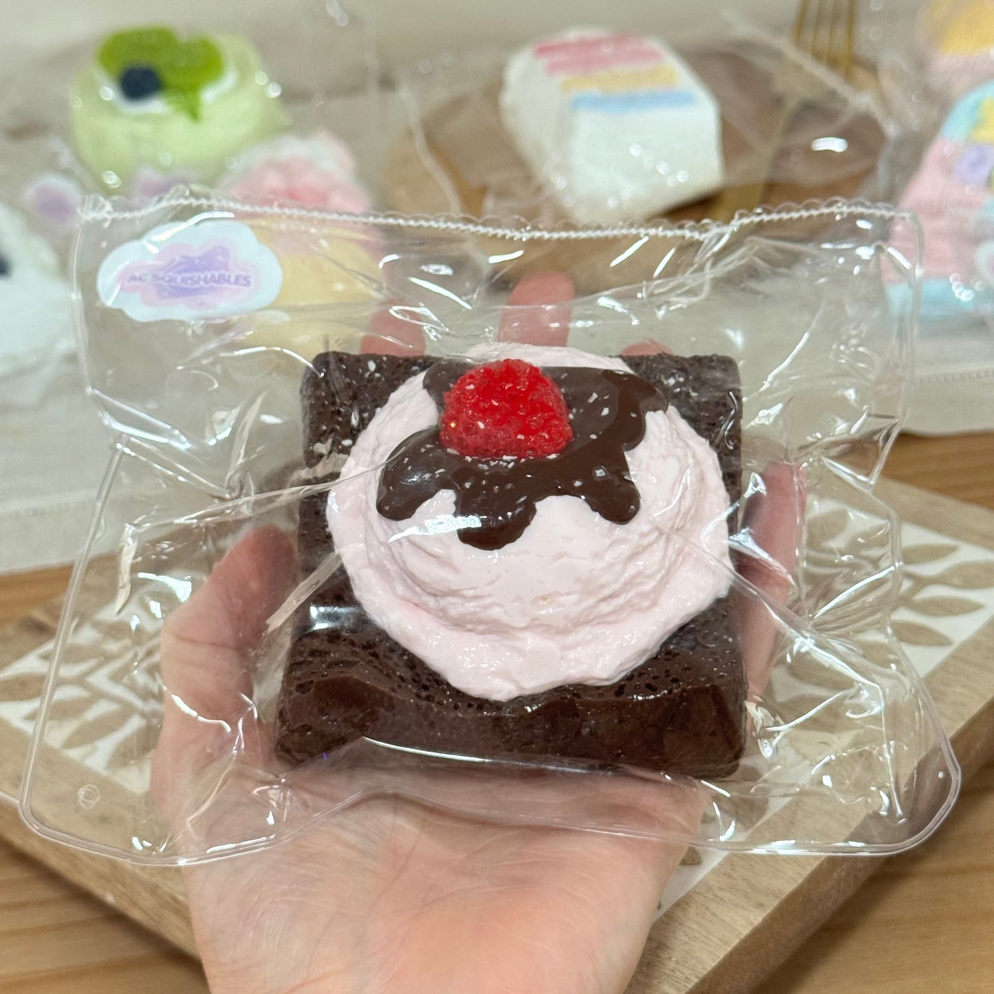 🍰 AC SQUISHABLES Giant Bakery Taba Brownie, Ice Cream & Cakes