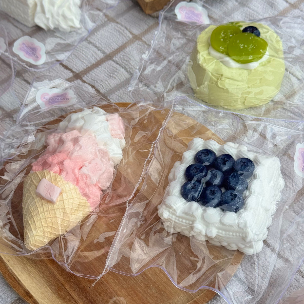 🍰 AC SQUISHABLES Giant Bakery Taba Brownie, Ice Cream & Cakes