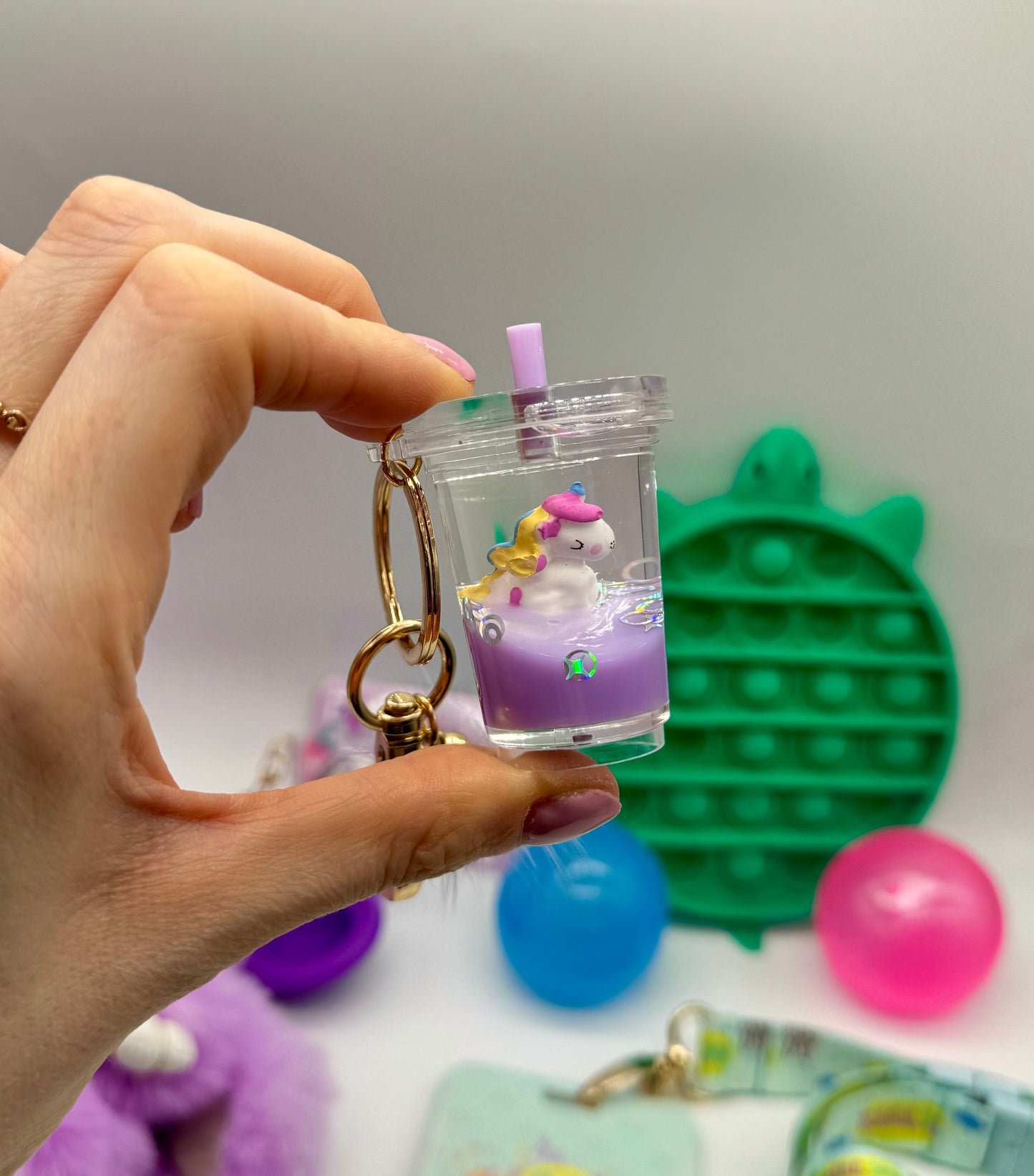 Comfort Keychain Of The Month Mystery Box (5 items) - Violet 💜🐰