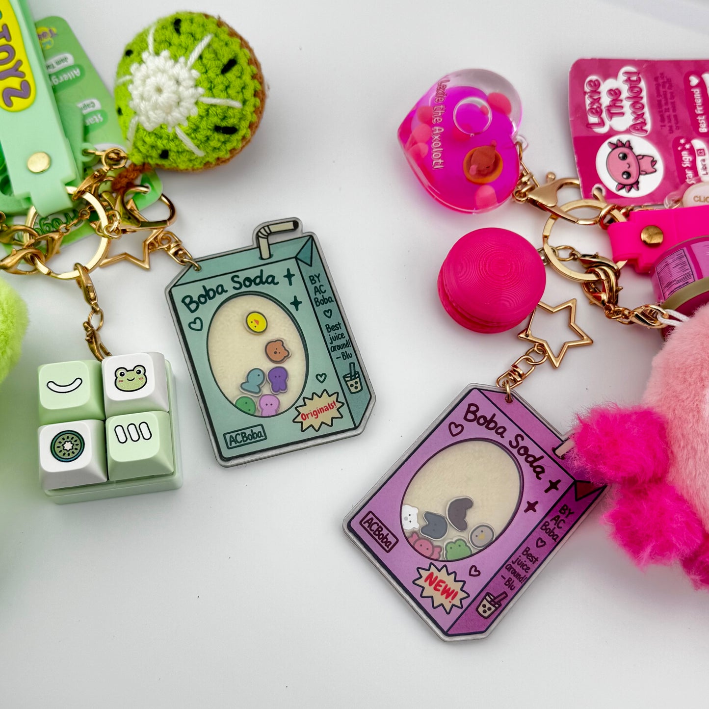 *Coming soon* Boba Soda Shaker Keychains 🧋