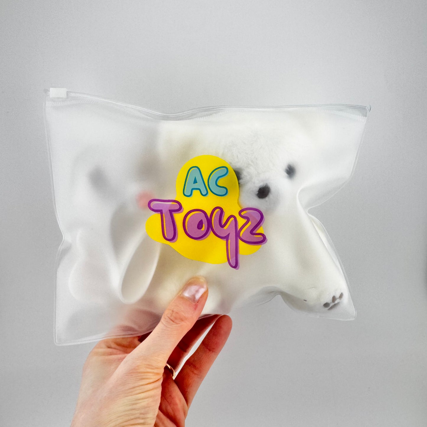 Poppy the Polar Pup Comfort Keychain® 🐻‍❄️