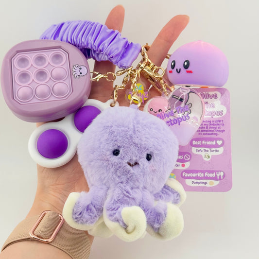 Olive the Octopus Comfort Keychain 🐙