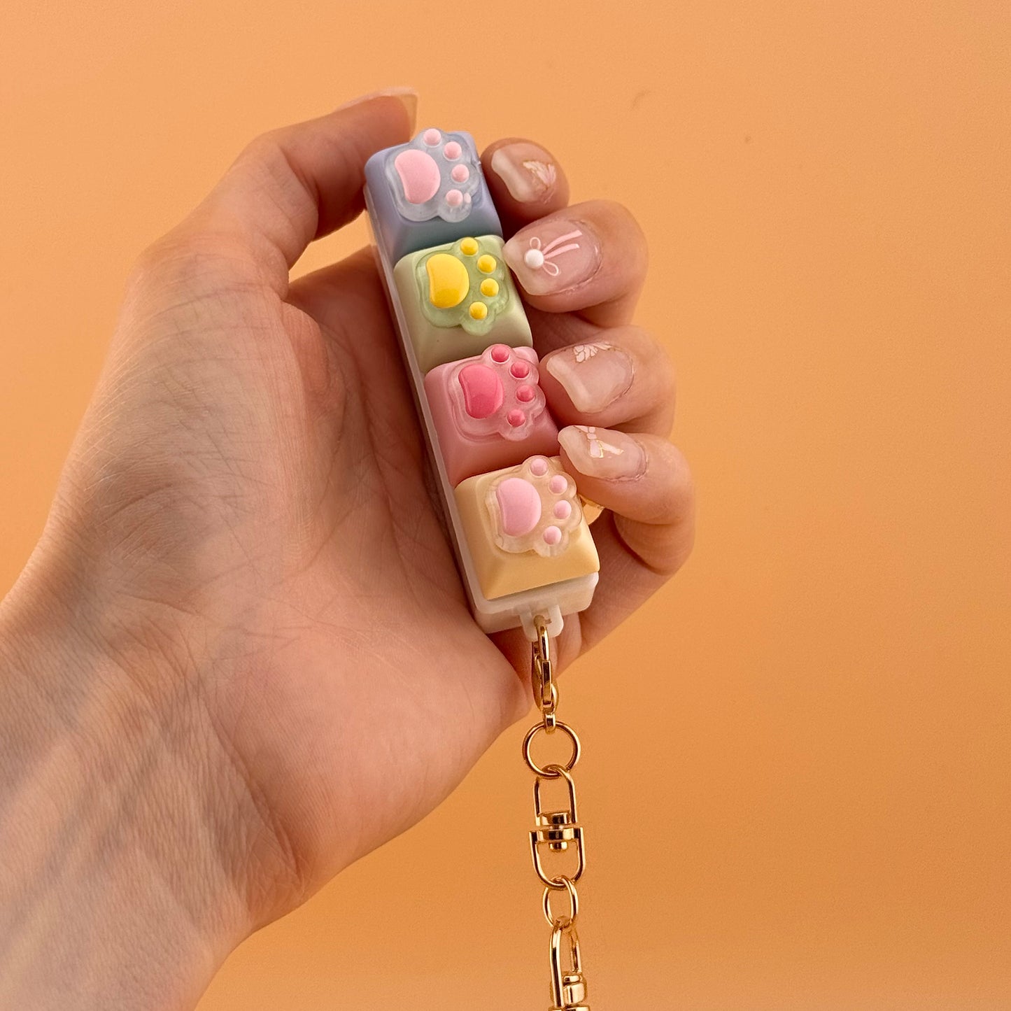 AC TOYZ Paw Pad Keychain Clicker
