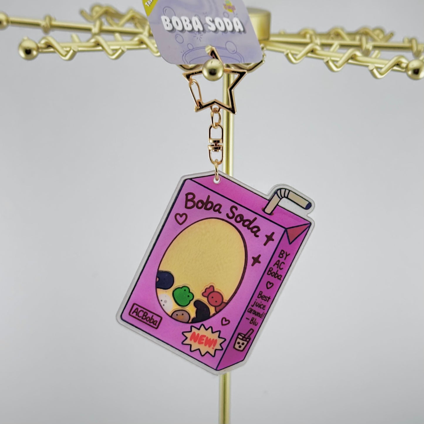 *Coming soon* Boba Soda Shaker Keychains 🧋