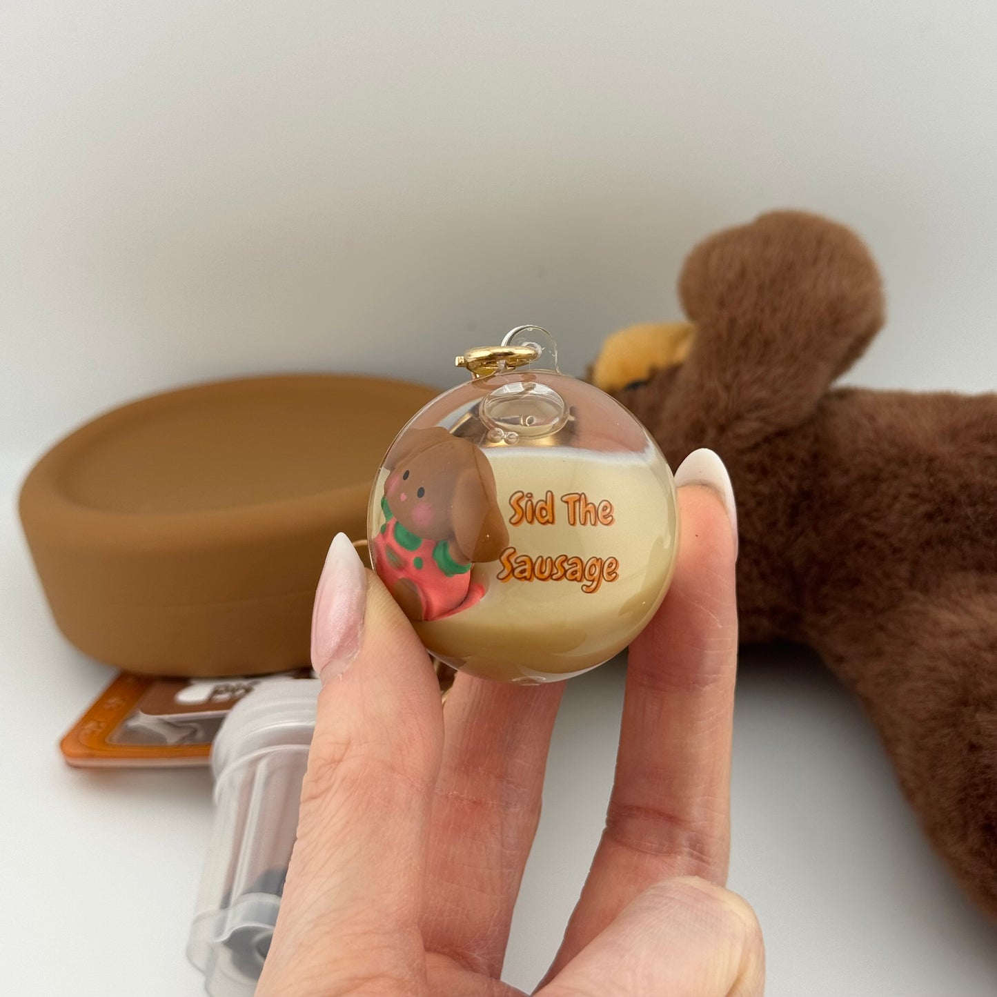 *Coming soon* Sid the Sausage Comfort Keychain 🐶