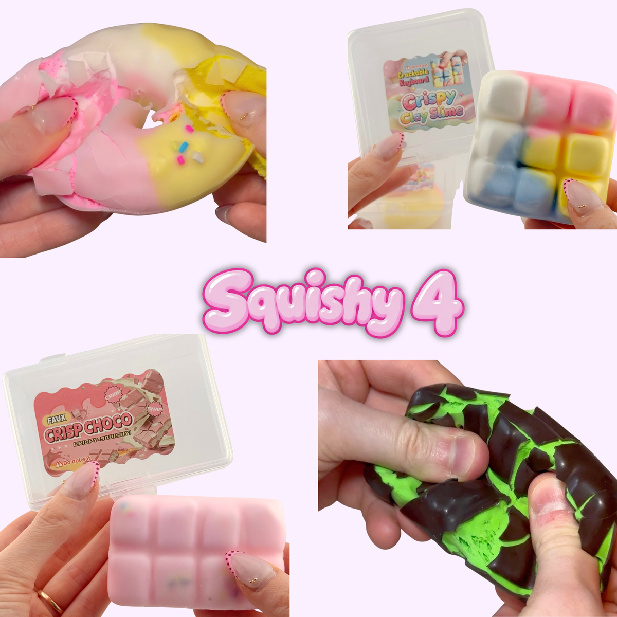 Giant Squishy Mystery Bundle (6 Squishies, 6 Textures) *WORTH £40*