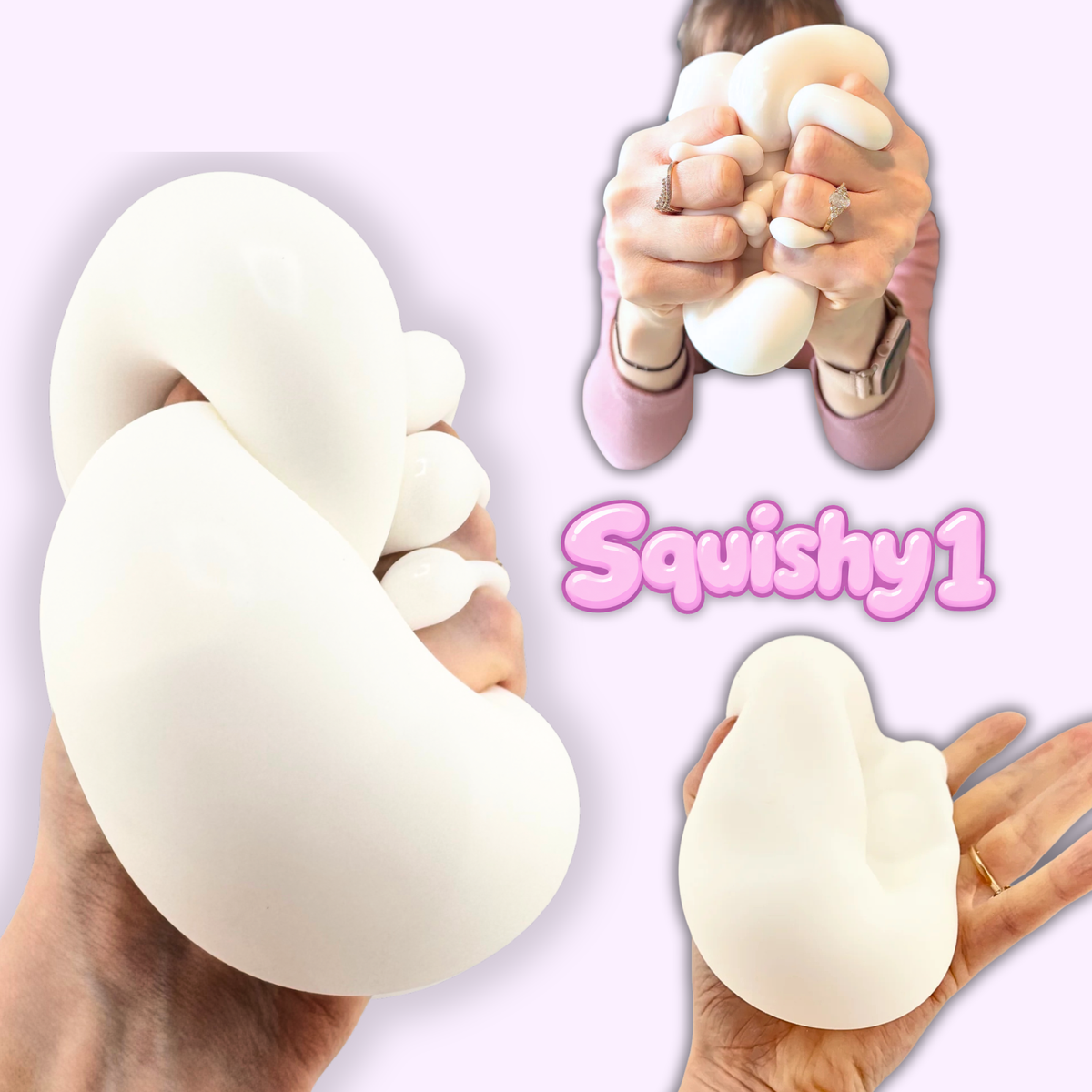 Giant Squishy Mystery Bundle (6 Squishies, 6 Textures) *WORTH £40*