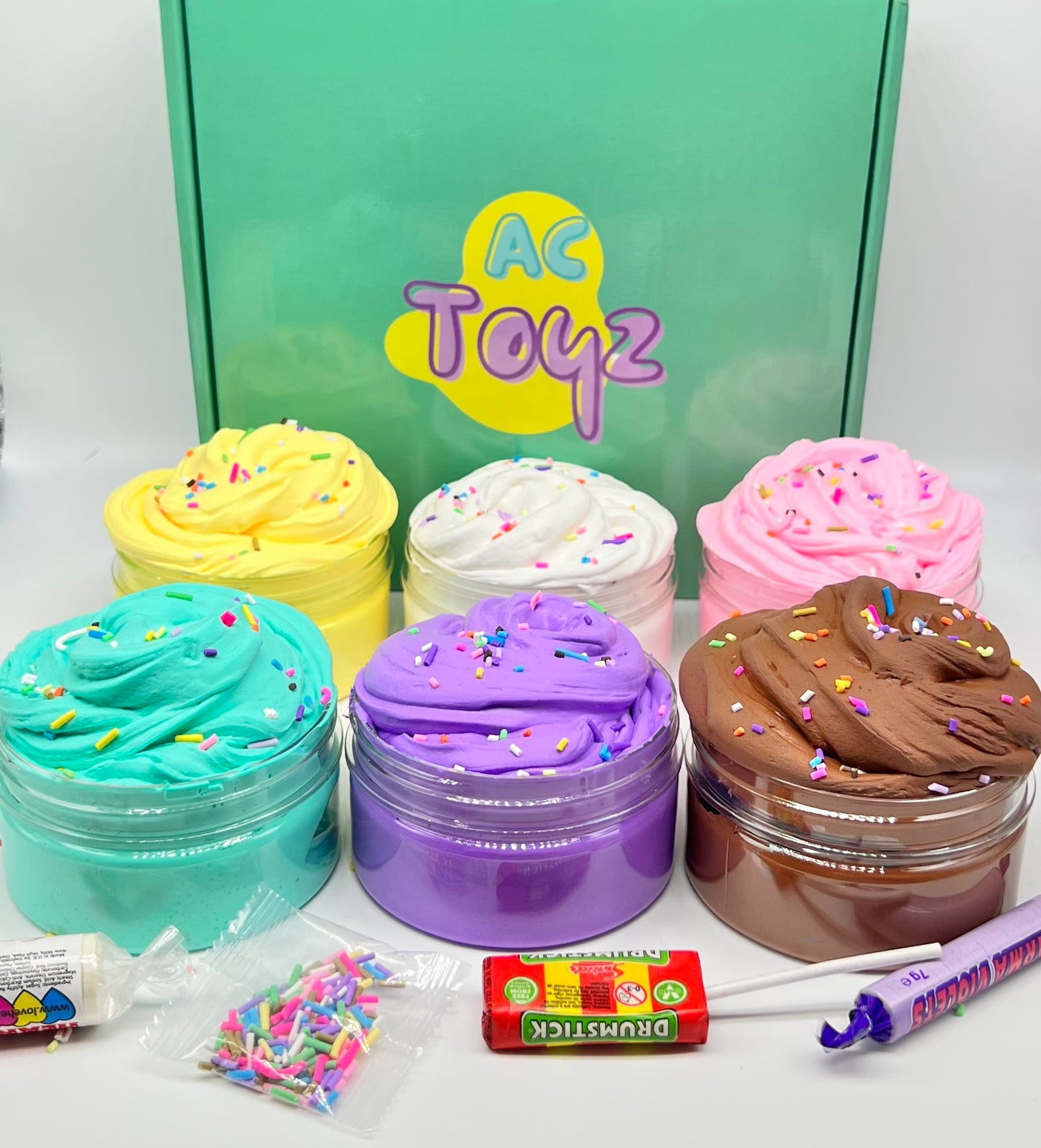 🍭 Mystery Butter Candy Slime Bundle (Non-messy)