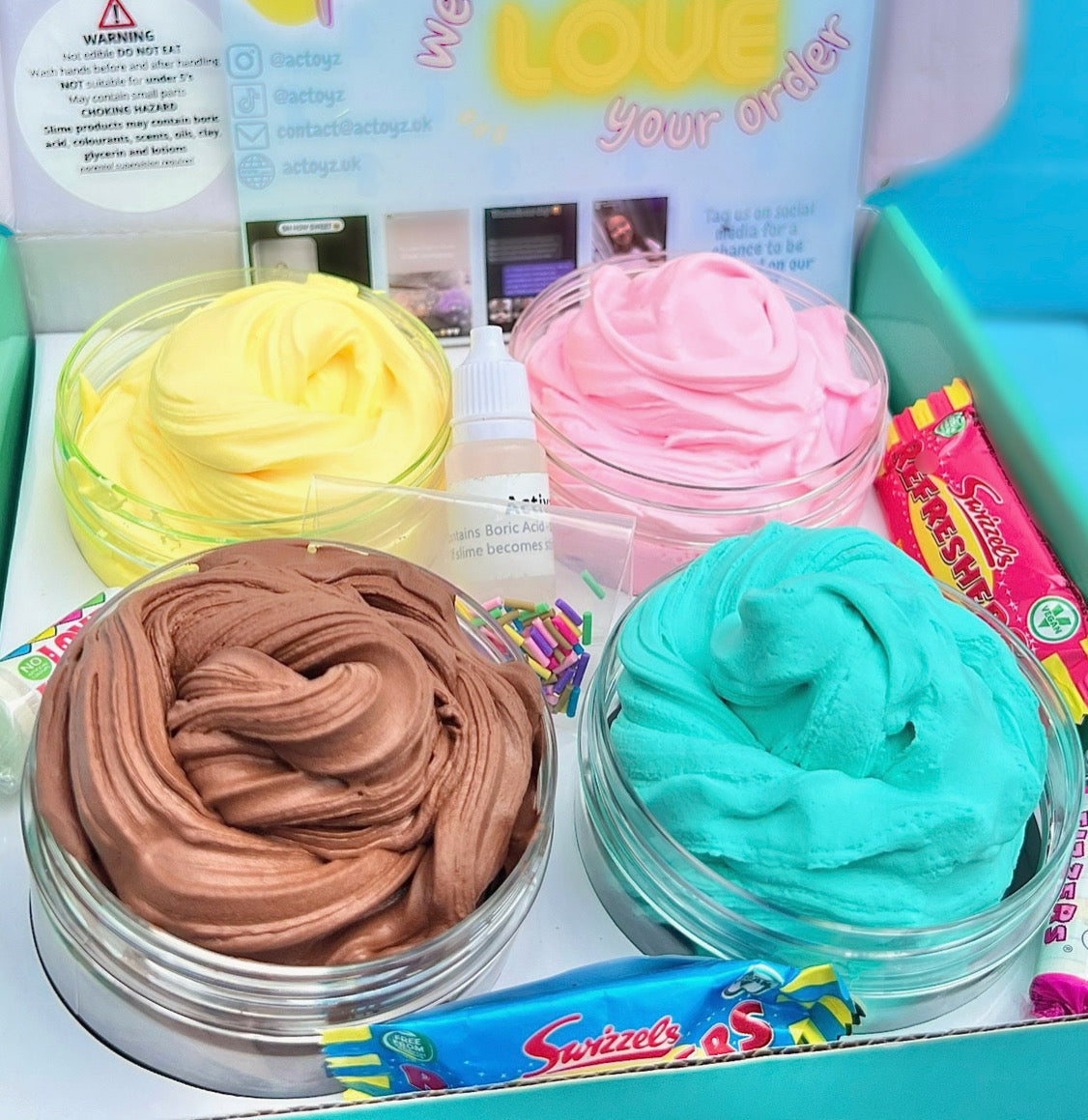 🍭 Mystery Butter Candy Slime Bundle (Non-messy)