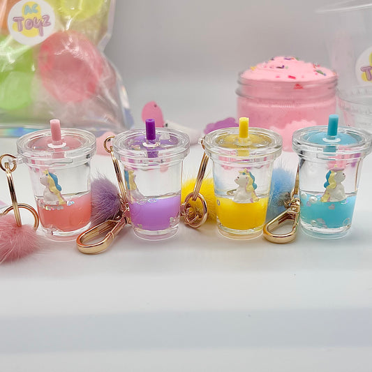 🦄Boba Unicorn Sensory Keychain