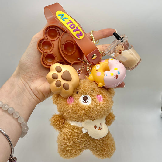 Buttons the Bear Comfort Keychain® 🐻